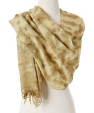 Organic Tie Dye Scarf - Awaken Alabaster