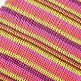 Striped Colorful Knitted Sleeveless Dress Silver Sam