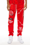 Hype Official Print Track Pants Lime Milo