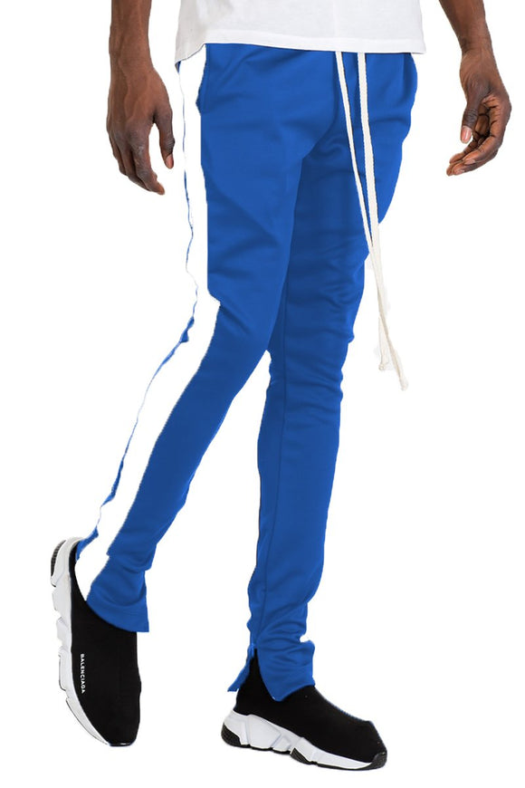 HOLIDAY TRACK PANTS- ROYAL/WHITE Lime Milo