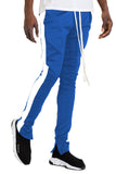 HOLIDAY TRACK PANTS- ROYAL/WHITE Lime Milo