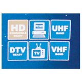 Naxa Ultra-Thin Flat Panel Style Powered Antenna For HDTV & ATSC