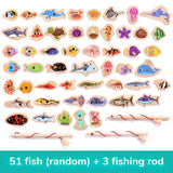 Children's Magnetic Marine Life Wooden Fishing Toy AliExpress