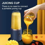Twin Gear Portable Juice Blender Yellow Pandora