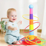 Children's Ring Toss & Stacking Cups Game