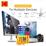 Kodak Micro SDXC Memory Card (Available in 32GB, 64GB, 128GB, 256GB)