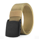 Military Style Nylon Belt with Durable Strong Plastic Buckle