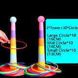 Children's Ring Toss & Stacking Cups Game