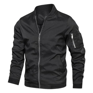 Men's Zipped Up Windbreaker Jacket