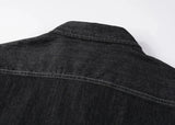 Men's Long Sleeve Single Pocket Denim Shirt Yellow Pandora