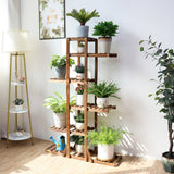 6 Tier Wooden Plant Home Decor Stand Yellow Pandora
