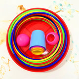 Children's Ring Toss & Stacking Cups Game