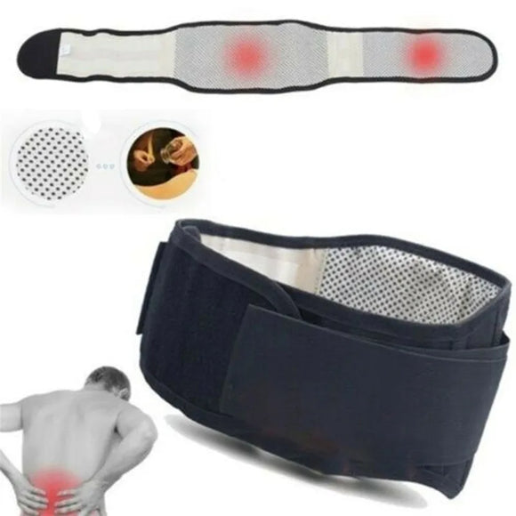 Magnetic Self-Heating Lower Back Lumbar Waist Pad Belt Support