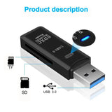 Multi-Functional 2-in-1 High-speed USB Micro SDXC Reader