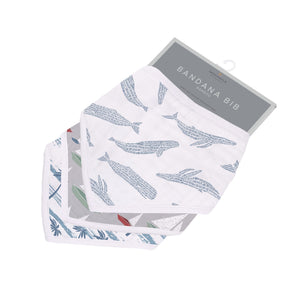 Ocean Tides Bamboo Bandana Bibs 3PK Lavender Charlie