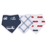 Things That Go Bandana Bibs Lavender Charlie