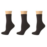 Women's Low Cut Bamboo Quarter Shorties - 3 Pairs