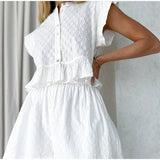 Sleeveless Tank Top & High Waist Shorts Set