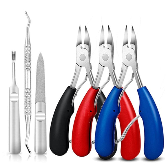 Pedicure Care Tool Set - Available in Black, Red or Blue
