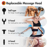 Compact 6.85" x 5.5" Handheld Muscle Massager
