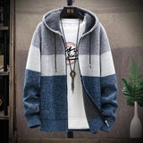 Men's Hooded Zipper Sweater Jacket