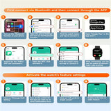 For Xiaomi SmartWatch Android Phone 1.44" Color Screen Full Touch