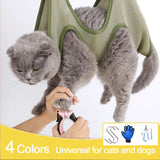 Pet Grooming Restraint Bag with Hammock