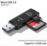 Multi-Functional 2-in-1 High-speed USB Micro SDXC Reader