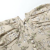 Midi Bodycon Dress Beach Floral Print Summer Boho Party Dress Silver Sam