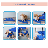 Pet Grooming Restraint Bag with Hammock