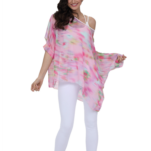 Unicorn Pink Chiffon Top
