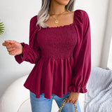 Women's Loose Fit Chiffon Blouse Yellow Pandora