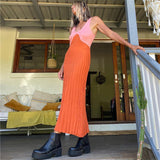 Panelled Sexy Backless Knit Dress Beachwear Silver Sam