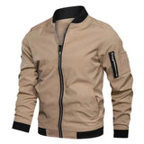 Men's Zipped Up Windbreaker Jacket