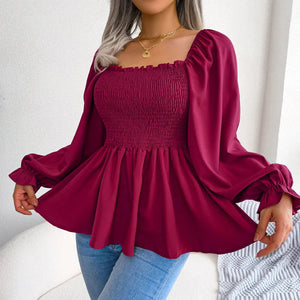 Women's Loose Fit Chiffon Blouse Yellow Pandora