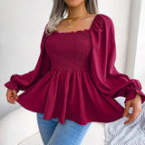 Women's Loose Fit Chiffon Blouse Yellow Pandora