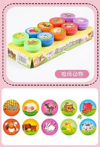 Assorted 10-piece Self-Ink Stamps