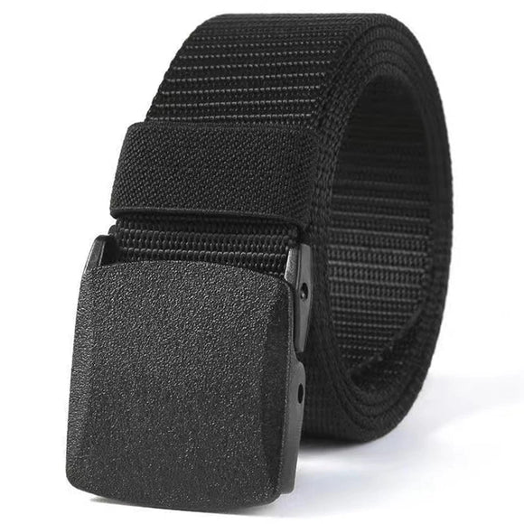 Military Style Nylon Belt with Durable Strong Plastic Buckle