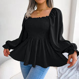 Women's Loose Fit Chiffon Blouse Yellow Pandora