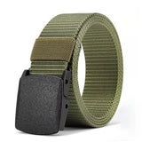 Military Style Nylon Belt with Durable Strong Plastic Buckle