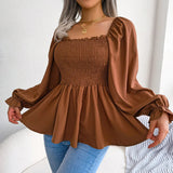 Women's Loose Fit Chiffon Blouse Yellow Pandora