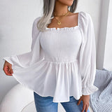 Women's Loose Fit Chiffon Blouse Yellow Pandora