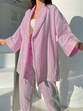 Loose Robe & Pants Set