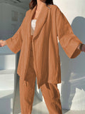 Loose Robe & Pants Set