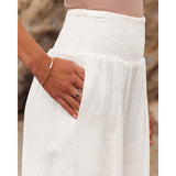 Cotton Linen Pockets Casual Pants
