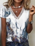 Short Sleeve Top Silver Sam