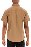 TWO POCKET BUTTON DOWN SHIRT (TIMBER)