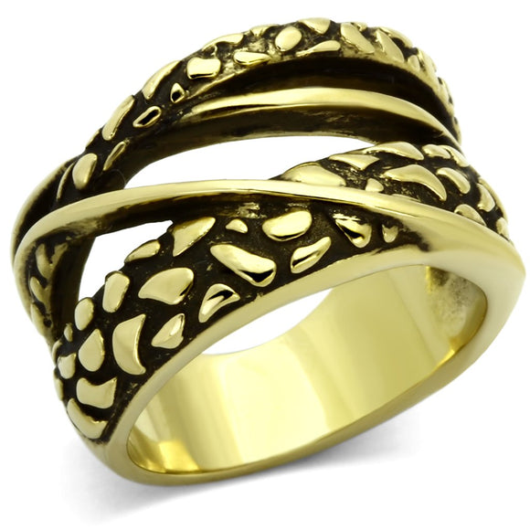 Women's Stainless Steel No Stones Ring
