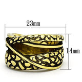 Women's Stainless Steel No Stones Ring