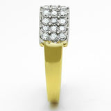 Women's Stainless Steel Cubic Zirconia Ring